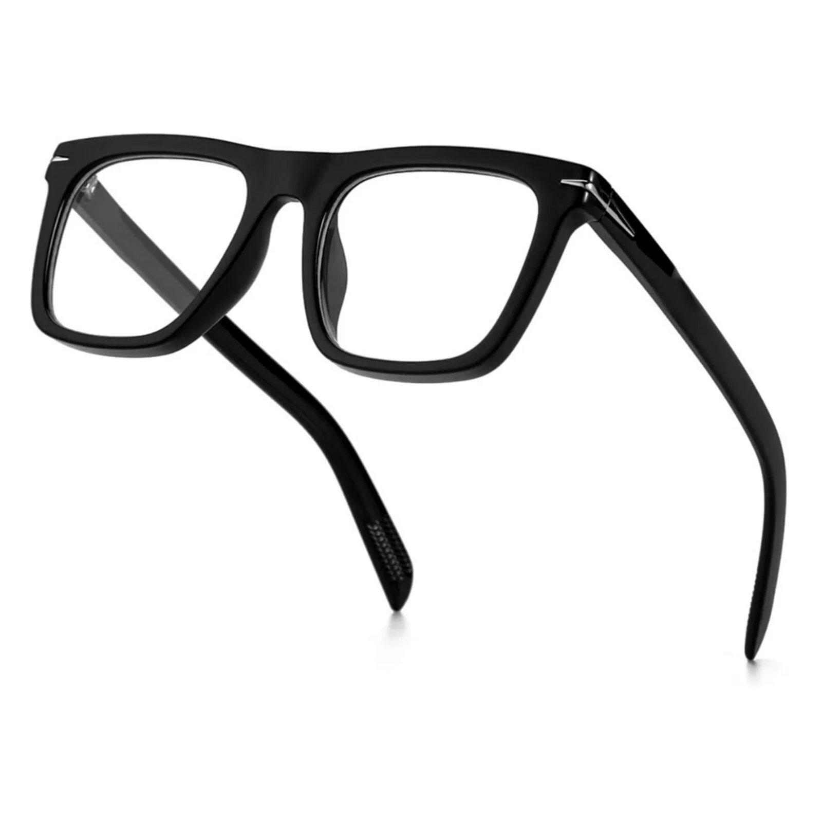 SIPU Stylish Cat Eye Non-prescription Glasses - Transparent Blue - Normal riiI 2
