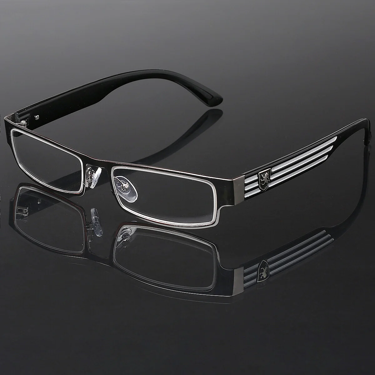 SIPU Stylish Cat Eye Non-prescription Glasses - Transparent Blue - Normal riiI 3