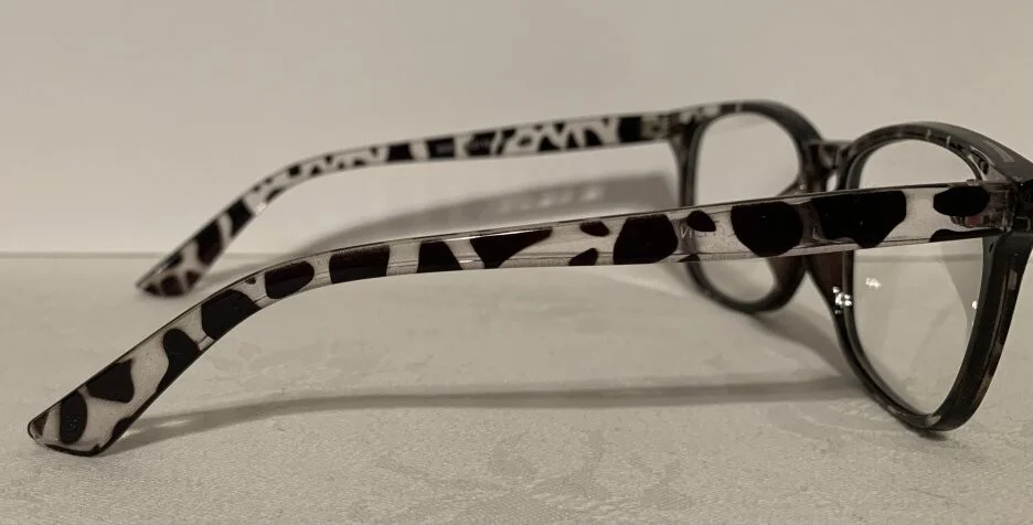 Stylish Fashion TIJN Clear Lens Non-Prescription Eye Glasses - Leopard 3