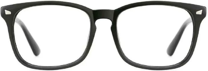 TIJN Uni Stylish Square Non-Prescription Eyeglasses Glasses Clear Lens Women Men